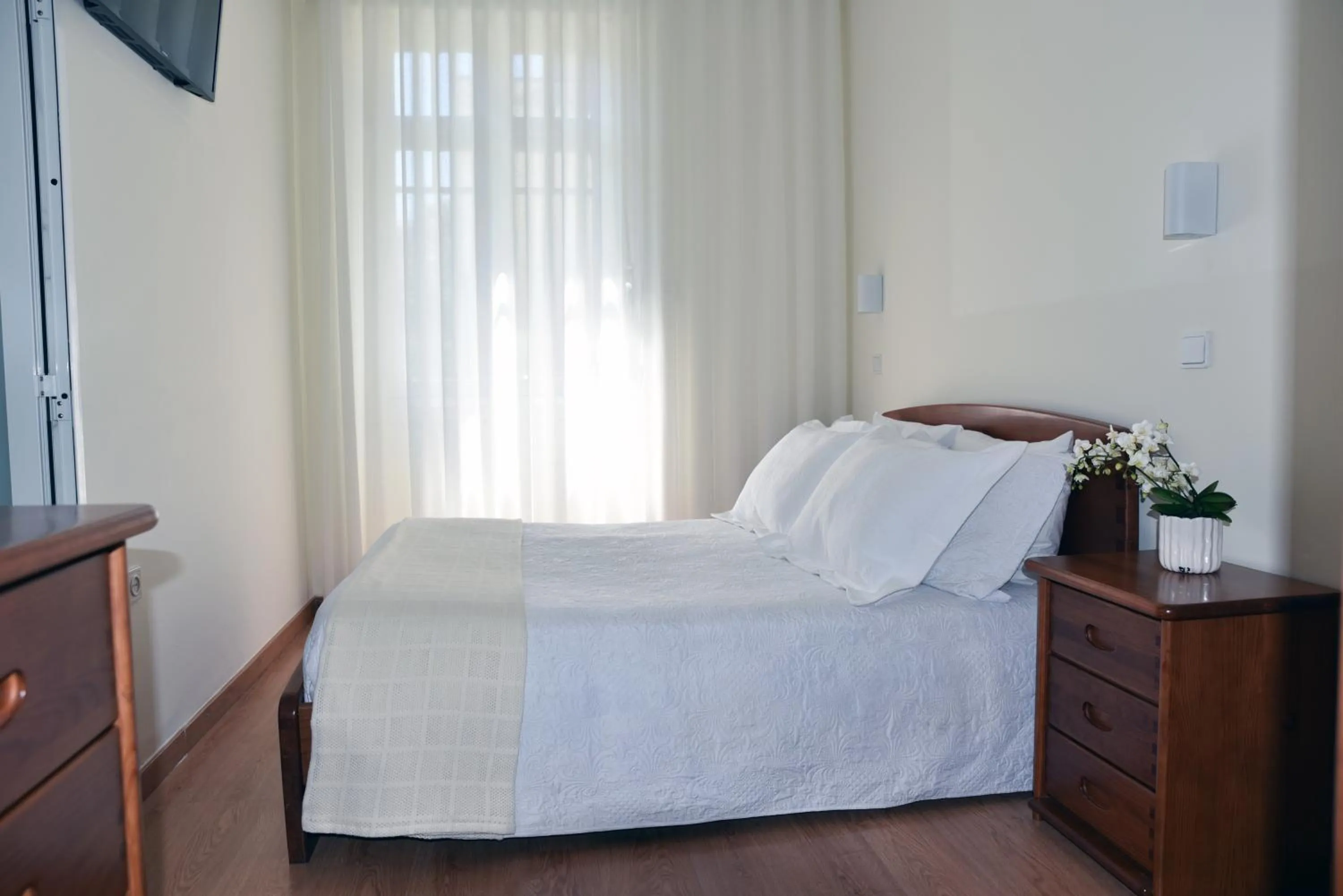 Bed in Hotel Visconde