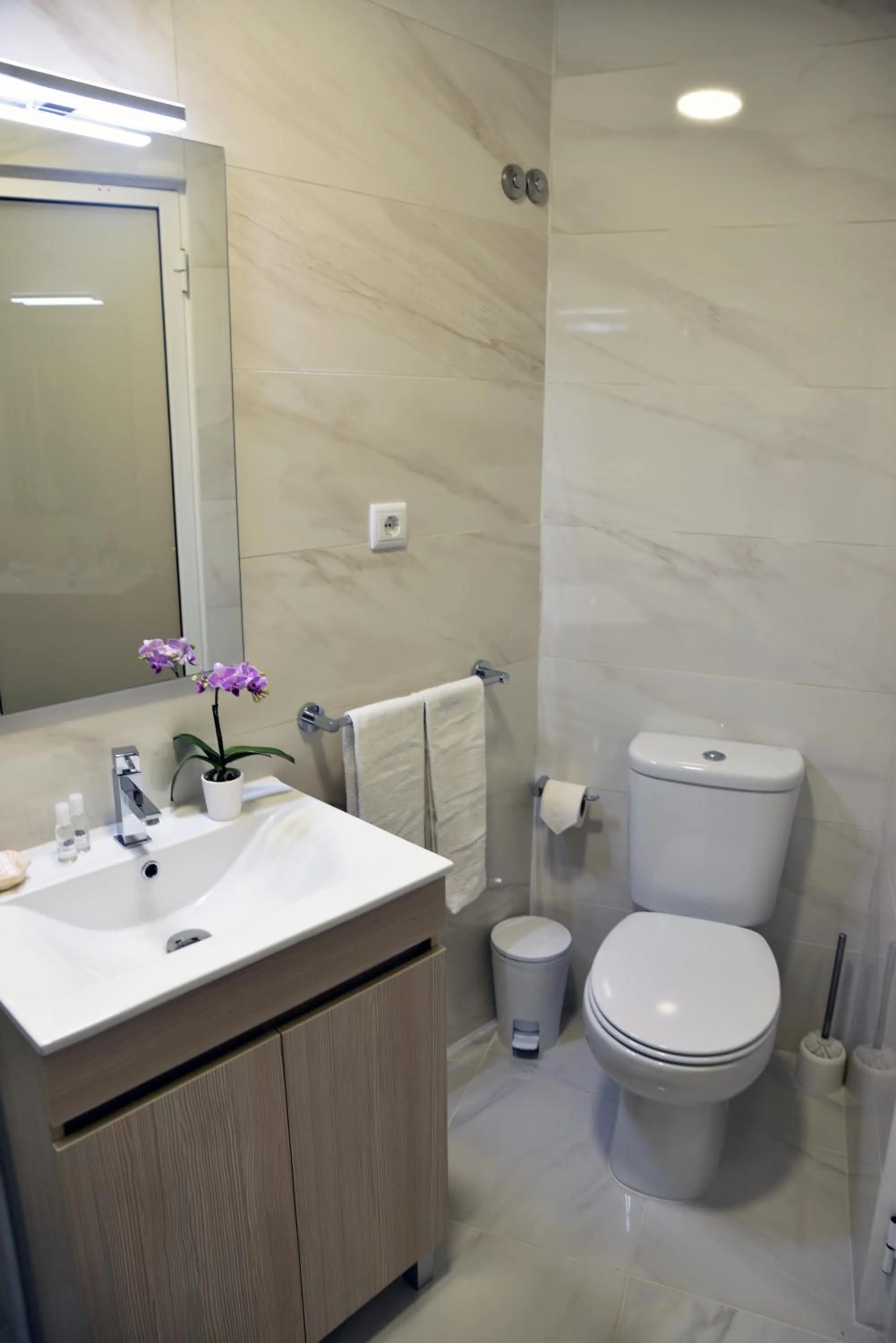 Bathroom in Hotel Visconde