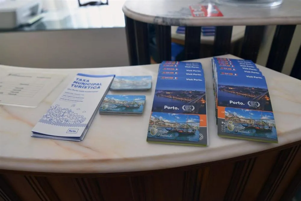 Lobby or reception in Hotel Visconde