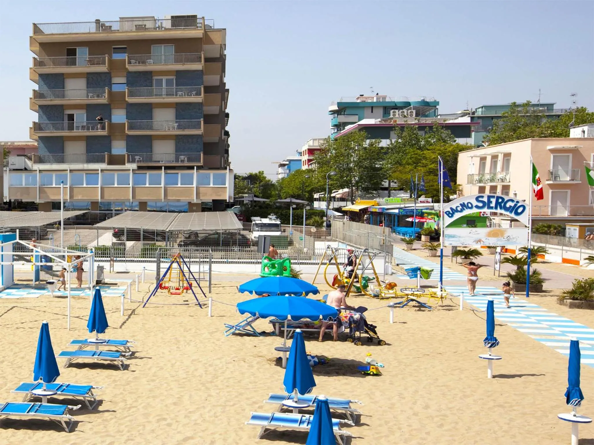 Beach in G House Rimini Spiaggia