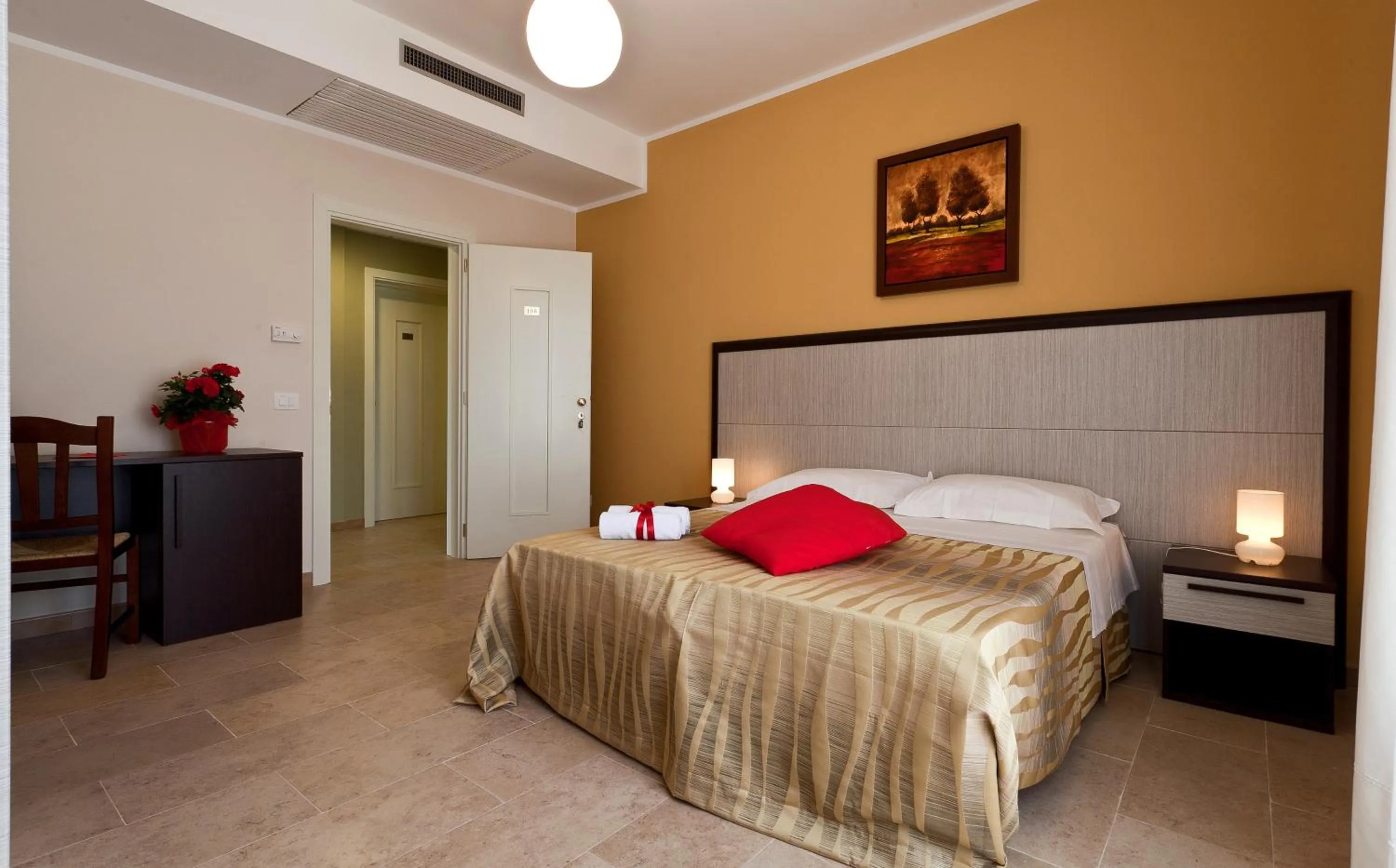 Bed in Hotel La Campana