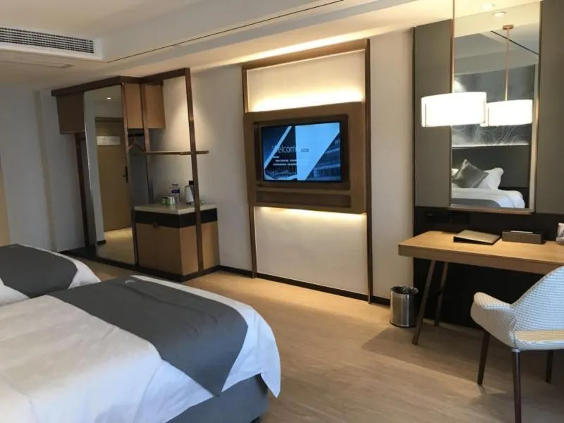 Bed in GreenTree Eastern Xuzhou High Speed Railway Station West Exit Station Hotel