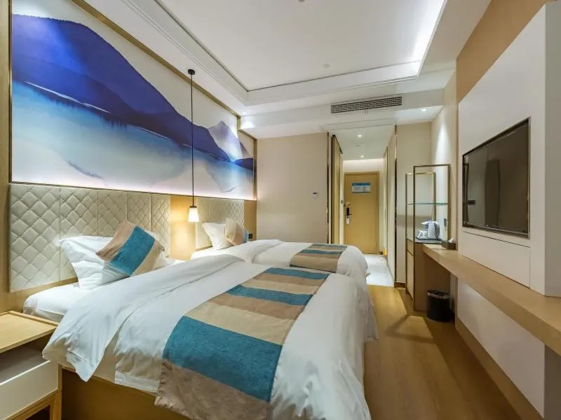 Bed in GreenTree Eastern Xuzhou High Speed Railway Station West Exit Station Hotel