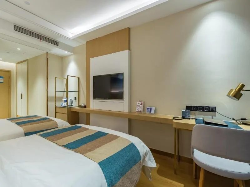 Bed in GreenTree Eastern Xuzhou High Speed Railway Station West Exit Station Hotel
