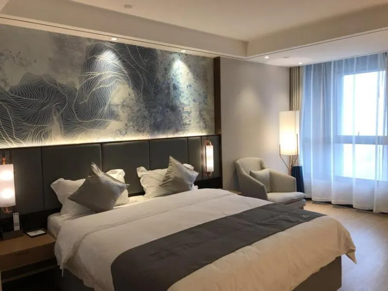 Bed in GreenTree Eastern Xuzhou High Speed Railway Station West Exit Station Hotel