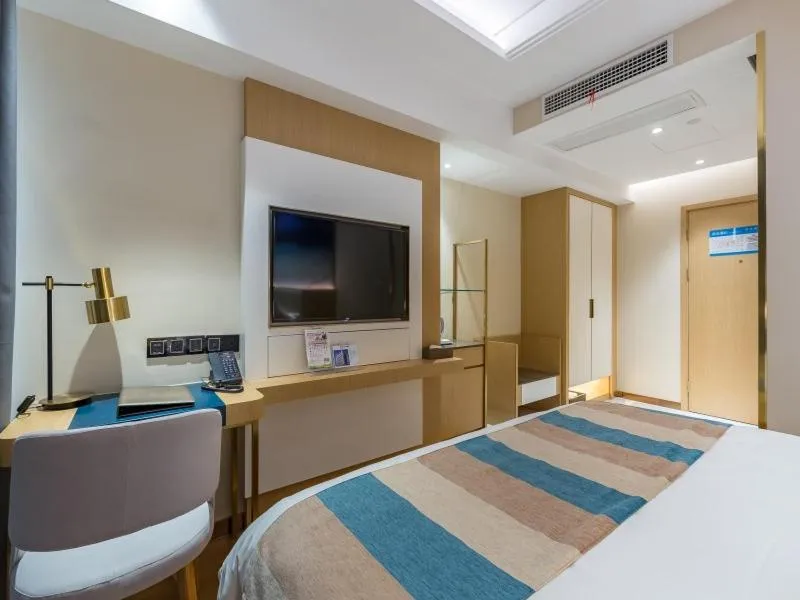 Bed in GreenTree Eastern Xuzhou High Speed Railway Station West Exit Station Hotel