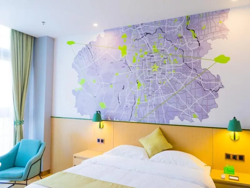 Bed in Vatica Kashgar Ancient city of Muir Hotel