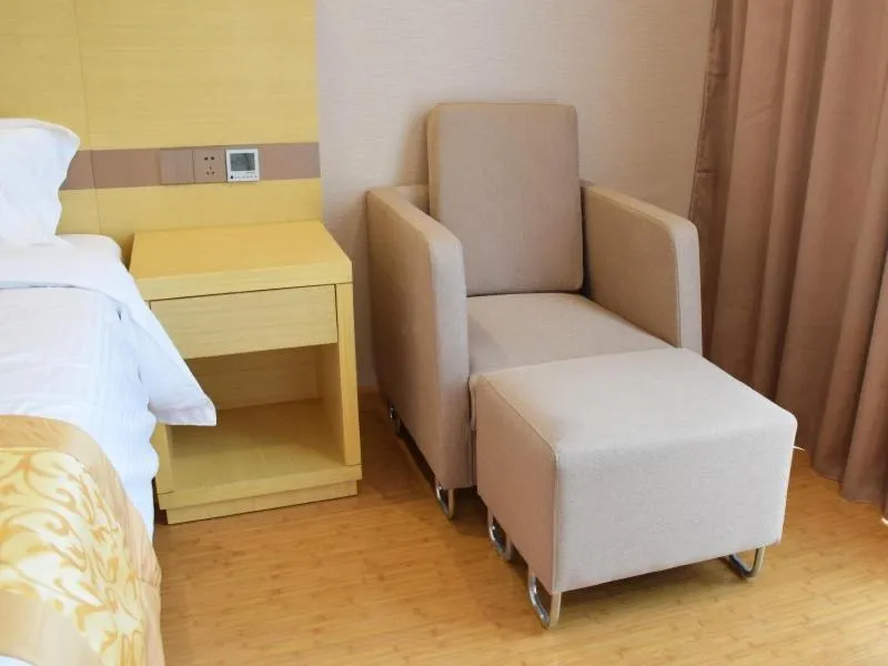 Bed in GreenTree Inn Suzhou Yongqiao District Nanxiang Hengtai City Business Hotel
