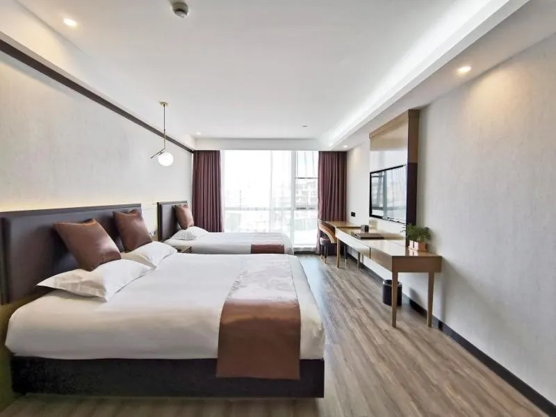Bed in Gya Taizhou Jingjiang City South Century Plaza Hotel