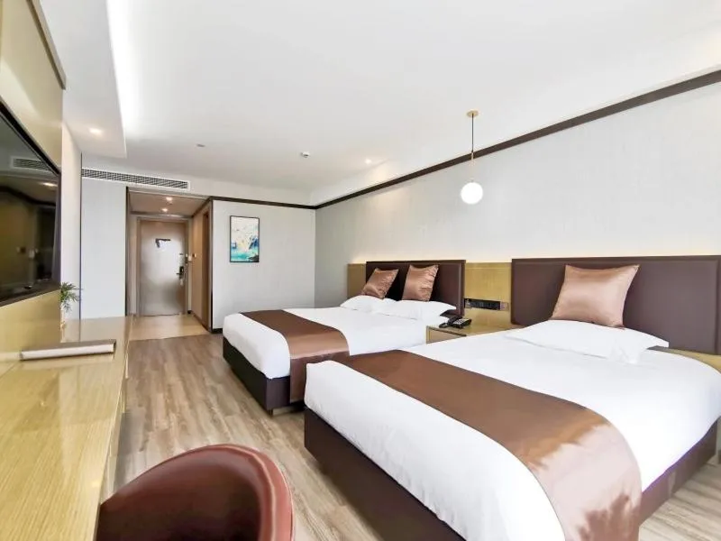 Bed in Gya Taizhou Jingjiang City South Century Plaza Hotel