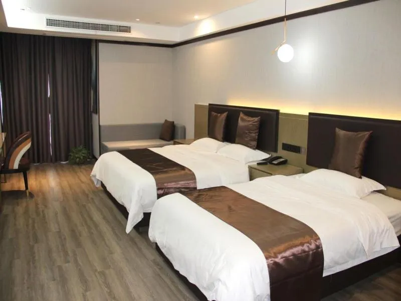 Bed in Gya Taizhou Jingjiang City South Century Plaza Hotel