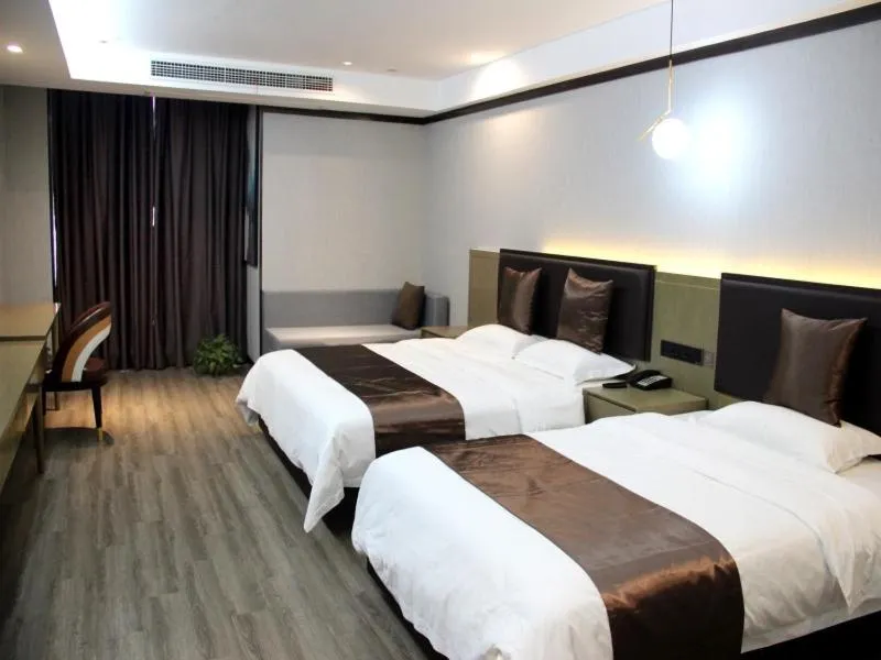Bed in Gya Taizhou Jingjiang City South Century Plaza Hotel