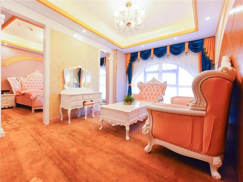 Bed in VX Wuxi Jiangyin High-tech Zone Panlongshan Park Hotel