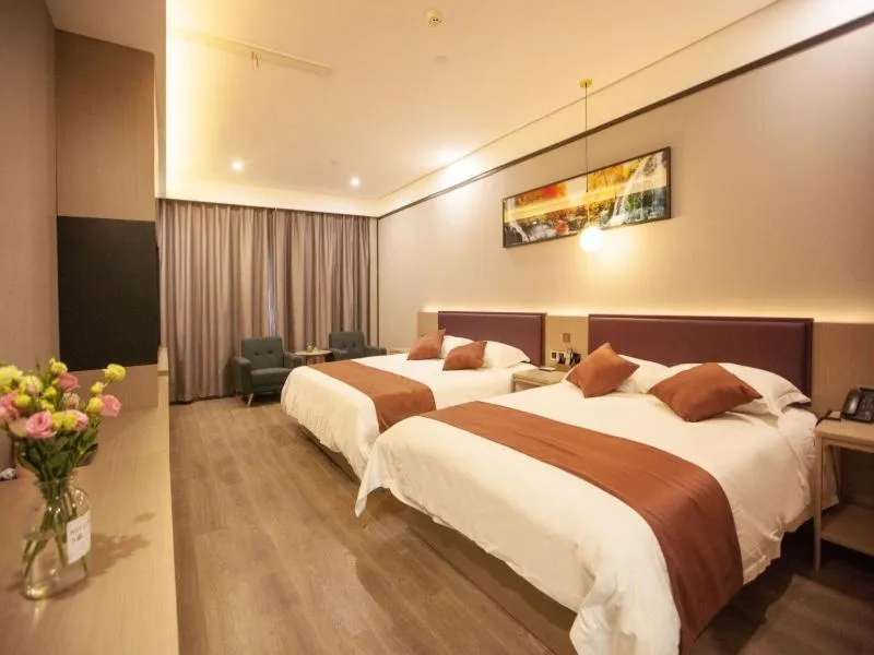 Bed in Gya Jiaxing Tongxiang City Century Avenue Hotel