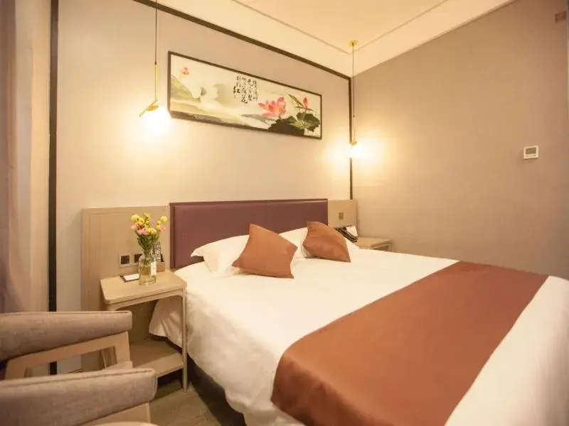 Bed in Gya Jiaxing Tongxiang City Century Avenue Hotel Bed in Gya Jiaxing Tongxiang City Century Avenue Hotel