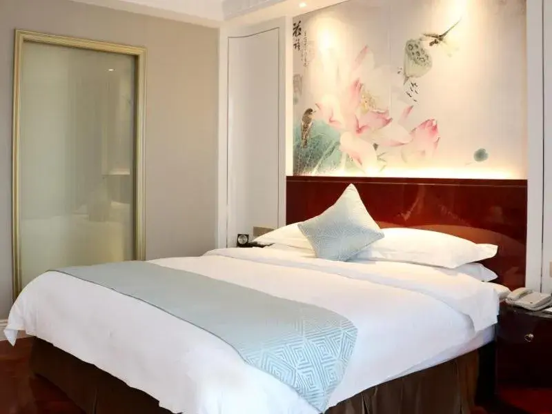 Bed in GreenTree Eastern Yancheng Jianhu County Aobaolia Life Plaza Hotel Bed in GreenTree Eastern Yancheng Jianhu County Aobaolia Life Plaza Hotel