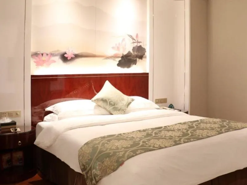 Bed in GreenTree Eastern Yancheng Jianhu County Aobaolia Life Plaza Hotel