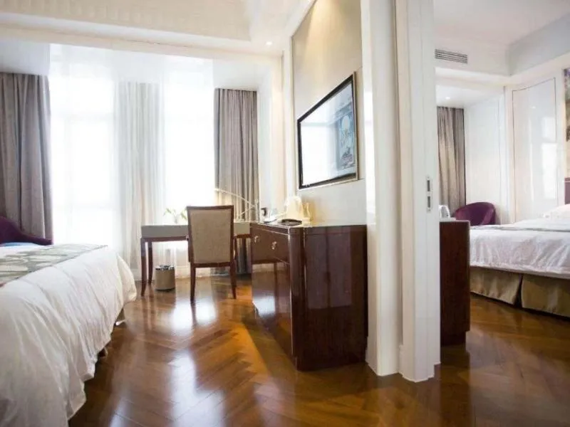 Bed in GreenTree Eastern Yancheng Jianhu County Aobaolia Life Plaza Hotel