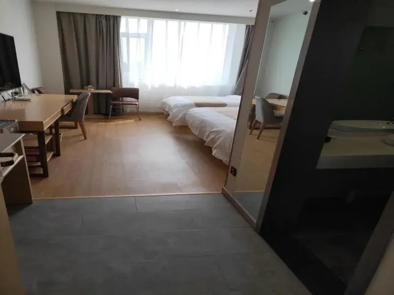 Bed in GreenTree Inn Dezhou Bus Station Train Station Express Hotel Bed in GreenTree Inn Dezhou Bus Station Train Station Express Hotel