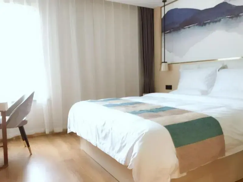 Bed in VX Hefei Lianhua Road Hotel Bed in VX Hefei Lianhua Road Hotel