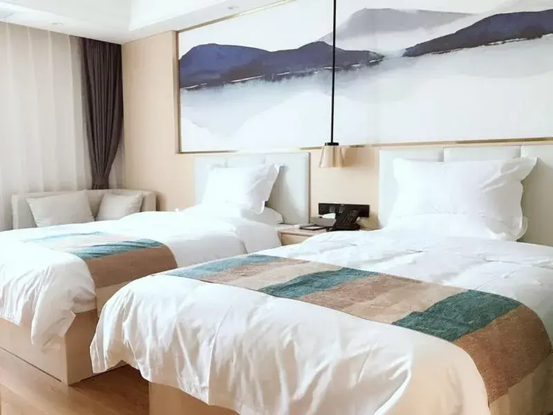 Bed in VX Hefei Lianhua Road Hotel Bed in VX Hefei Lianhua Road Hotel