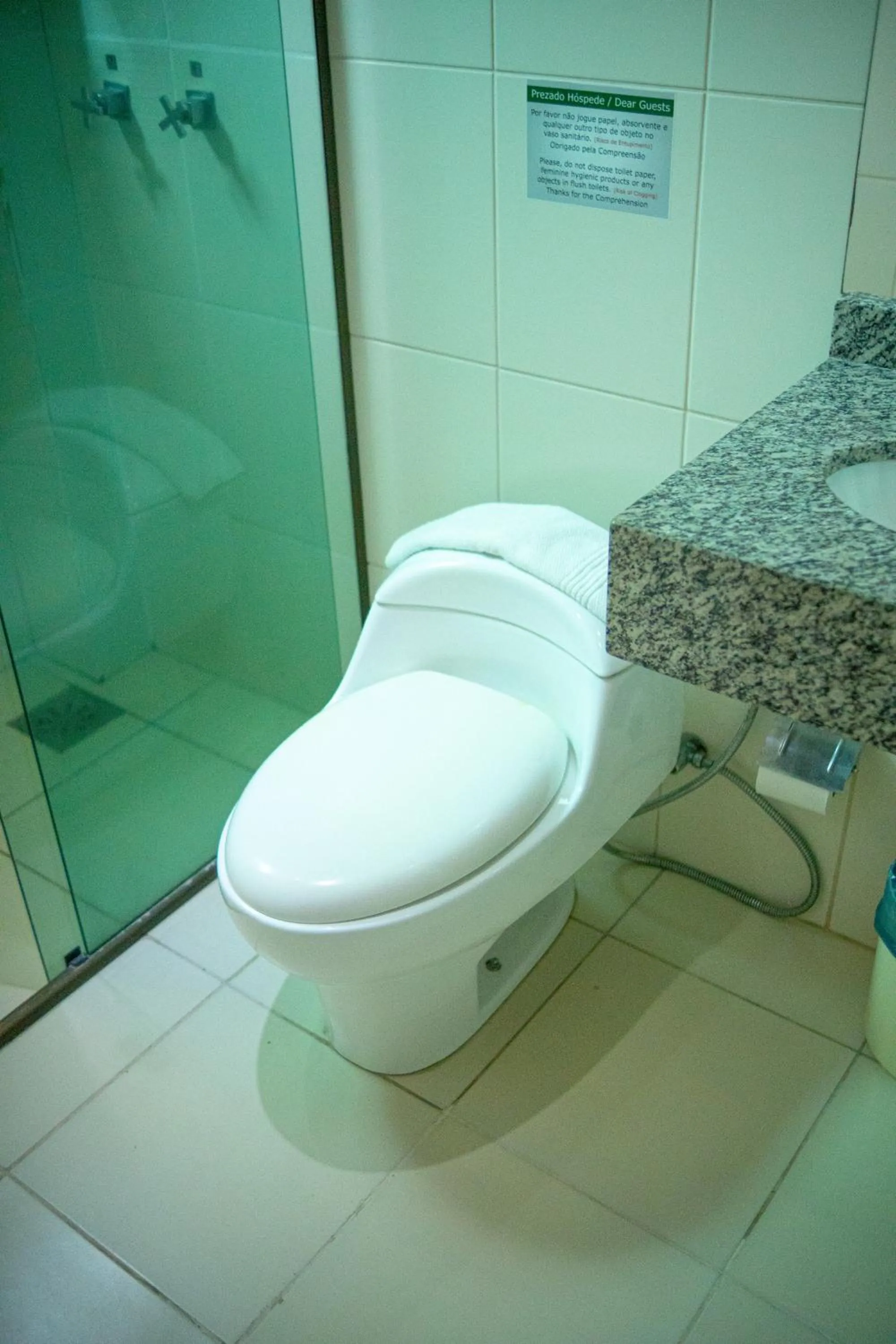 Bathroom in Amazônia Palace Hotel