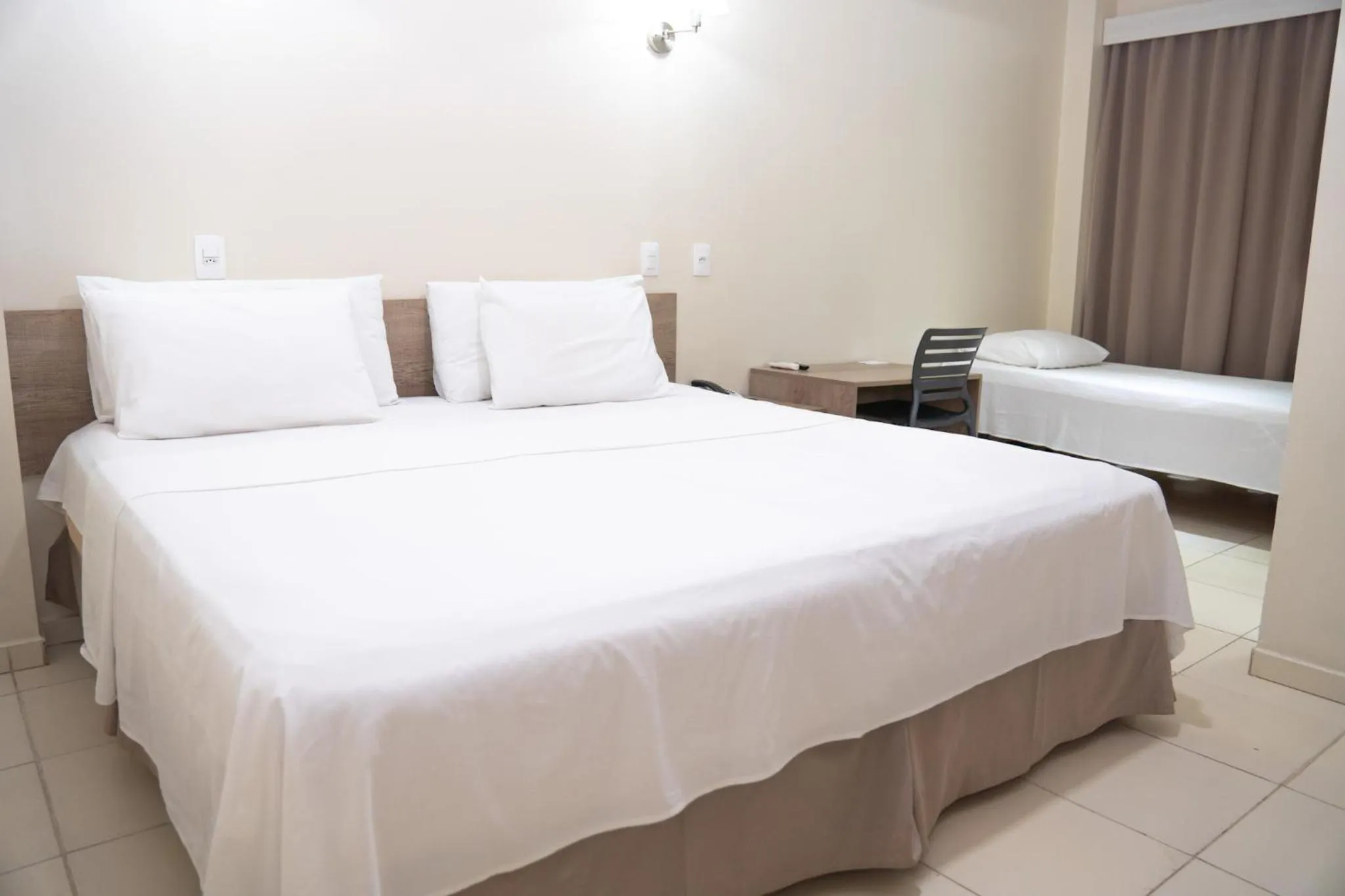 Bed in Amazônia Palace Hotel