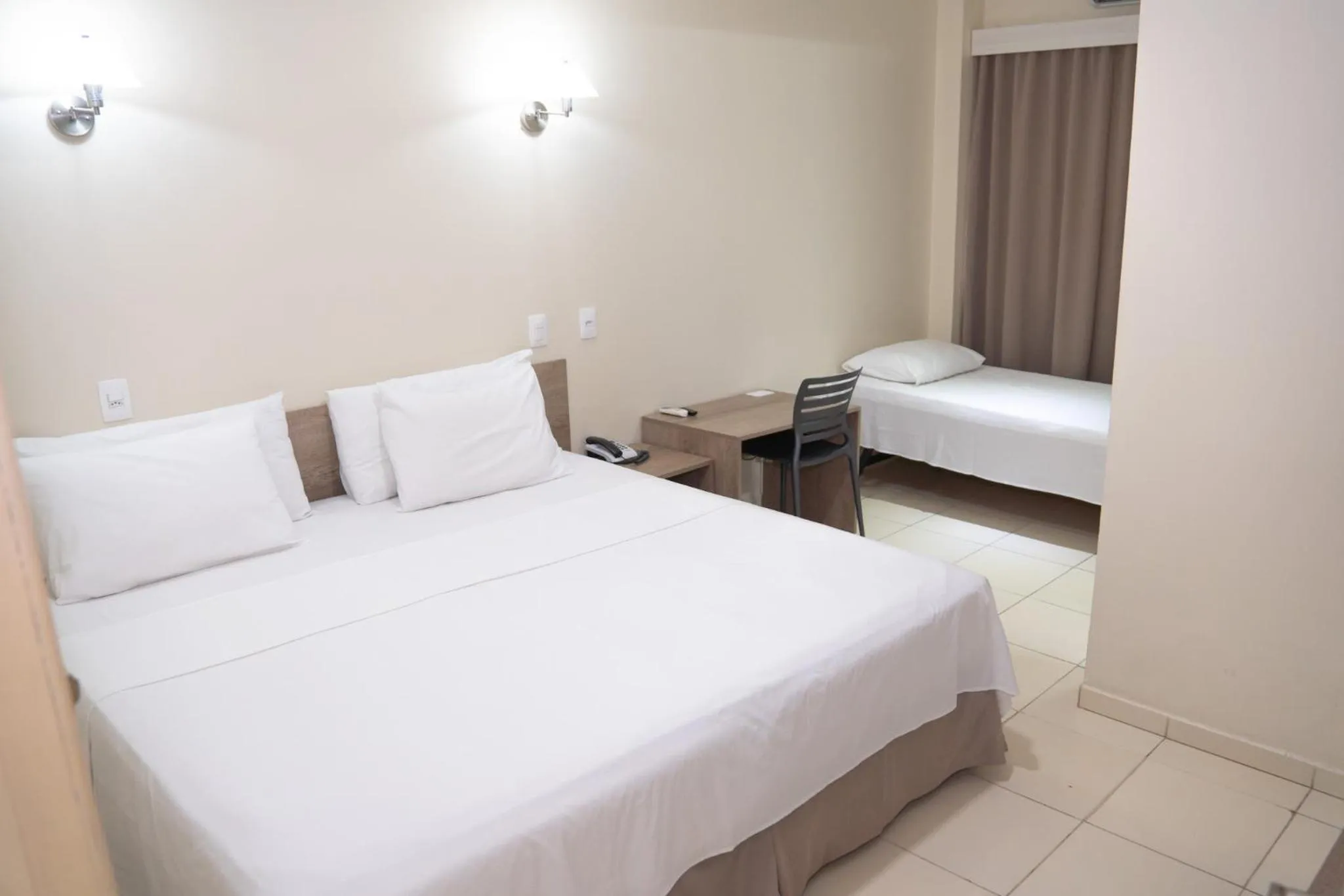 Bed in Amazônia Palace Hotel