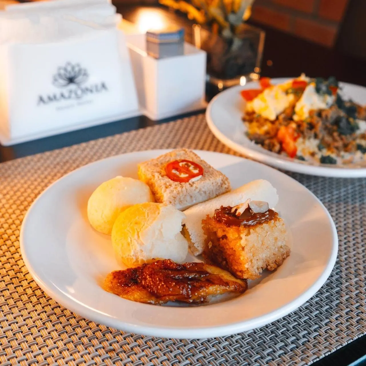 Food in Amazônia Palace Hotel