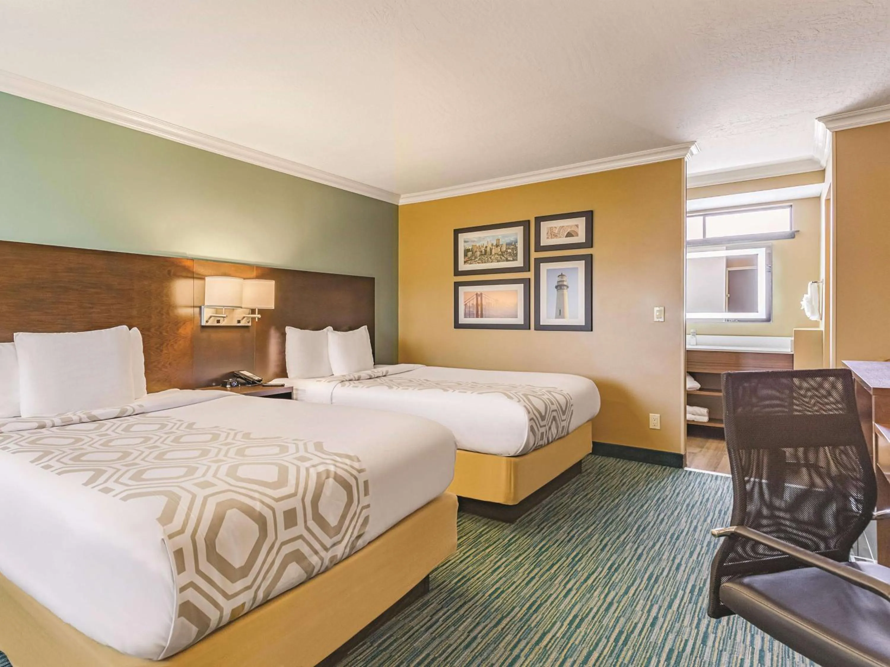 Photo of the whole room, Bed in La Quinta by Wyndham San Francisco Airport West Millbrae FREE AIRPORT SHUTTLE