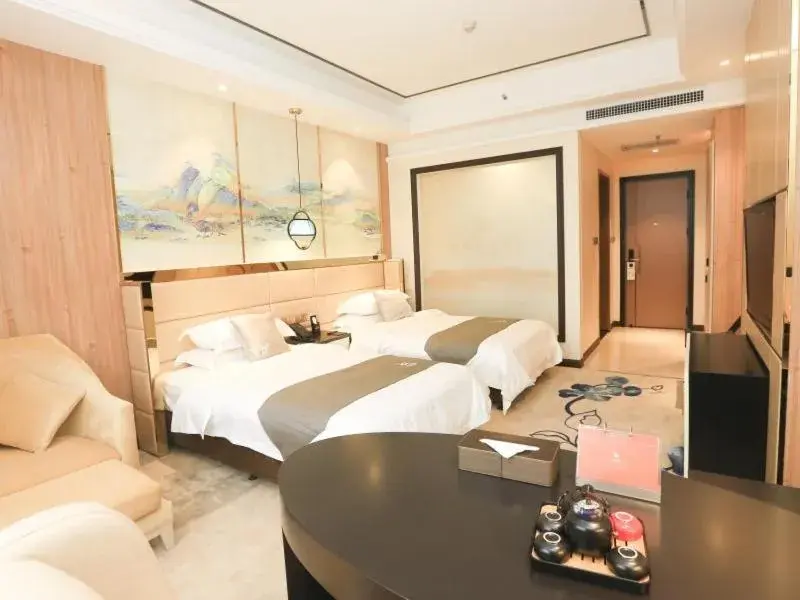 Bed in GreenTree Eastern Bengbu City Guzhen County Century Hotel Bed in GreenTree Eastern Bengbu City Guzhen County Century Hotel