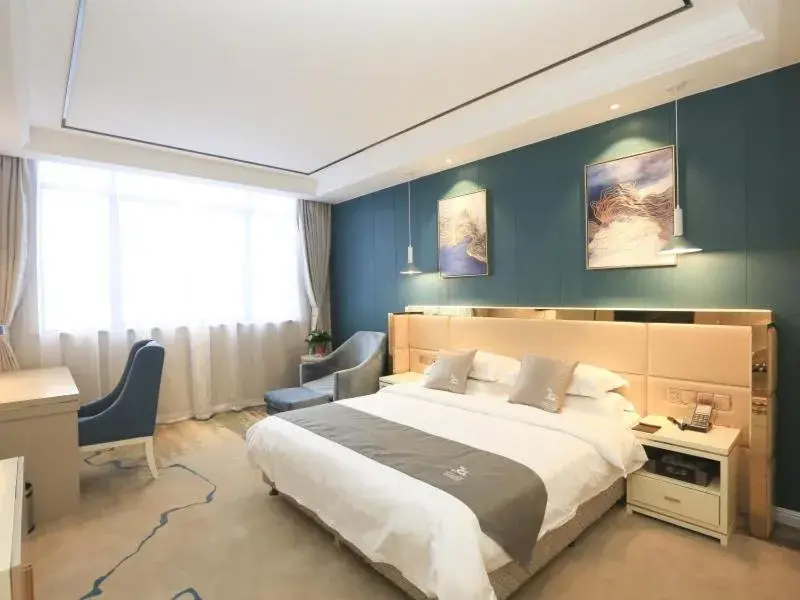 Bed in GreenTree Eastern Bengbu City Guzhen County Century Hotel Bed in GreenTree Eastern Bengbu City Guzhen County Century Hotel