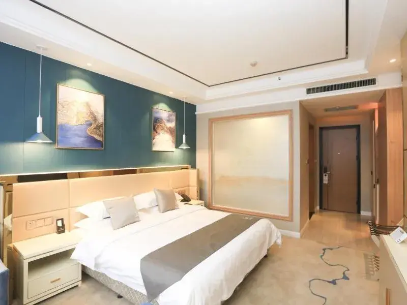 Bed in GreenTree Eastern Bengbu City Guzhen County Century Hotel Bed in GreenTree Eastern Bengbu City Guzhen County Century Hotel