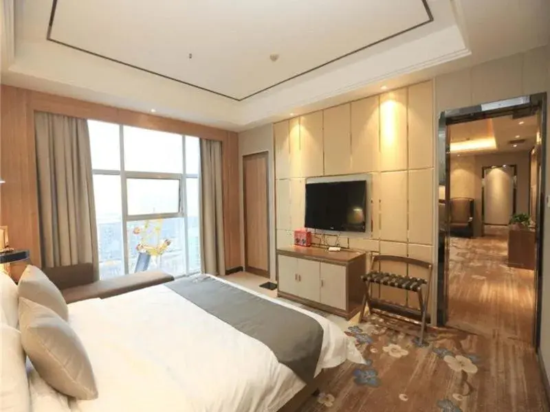 Bed in GreenTree Eastern Bengbu City Guzhen County Century Hotel Bed in GreenTree Eastern Bengbu City Guzhen County Century Hotel