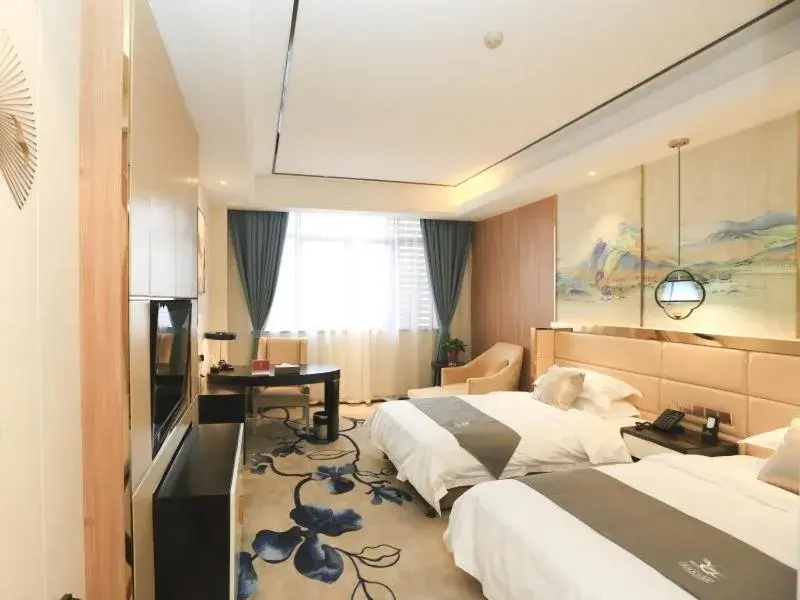 Bed in GreenTree Eastern Bengbu City Guzhen County Century Hotel Bed in GreenTree Eastern Bengbu City Guzhen County Century Hotel