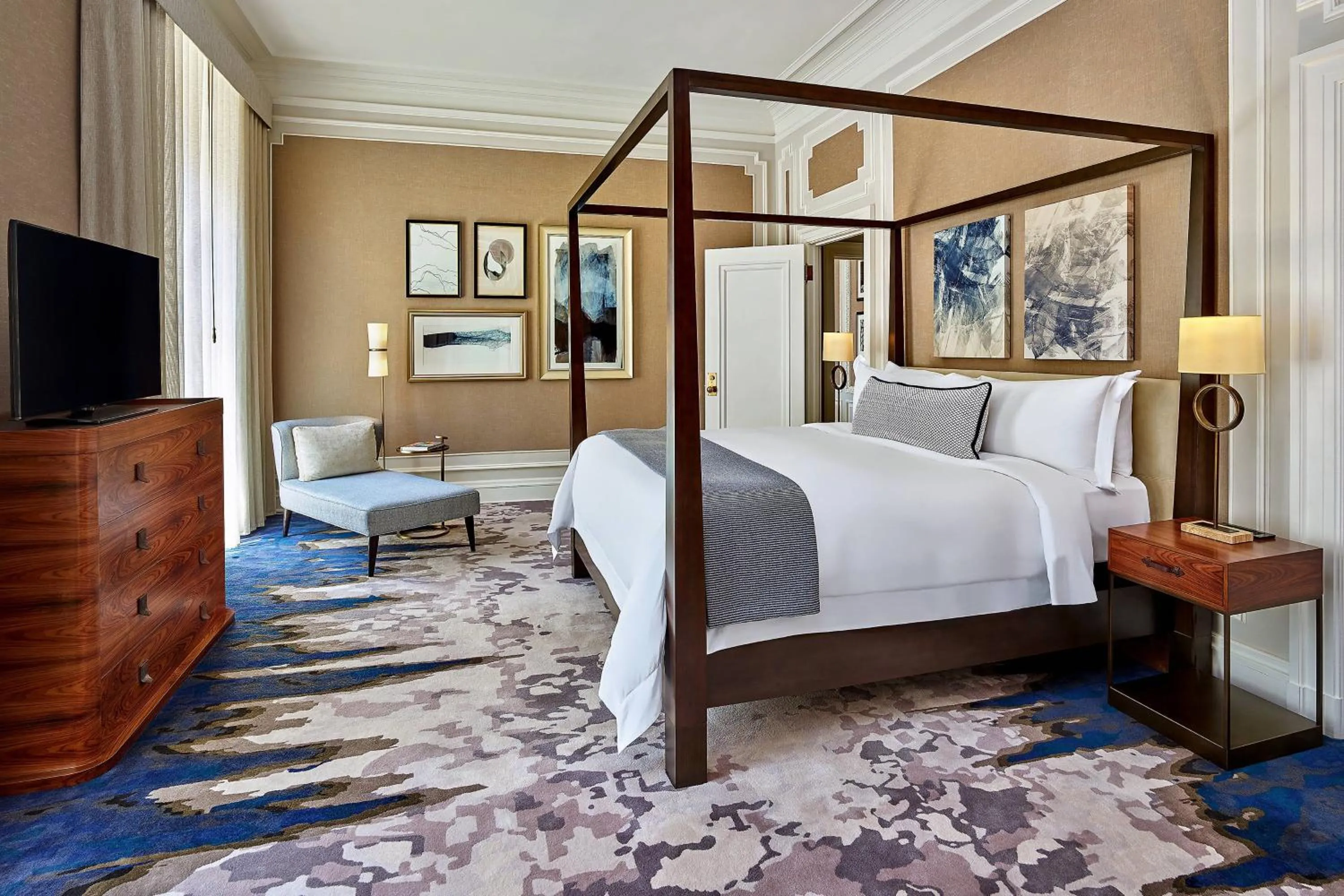 Bedroom, Bed in Palace Hotel, a Luxury Collection Hotel, San Francisco