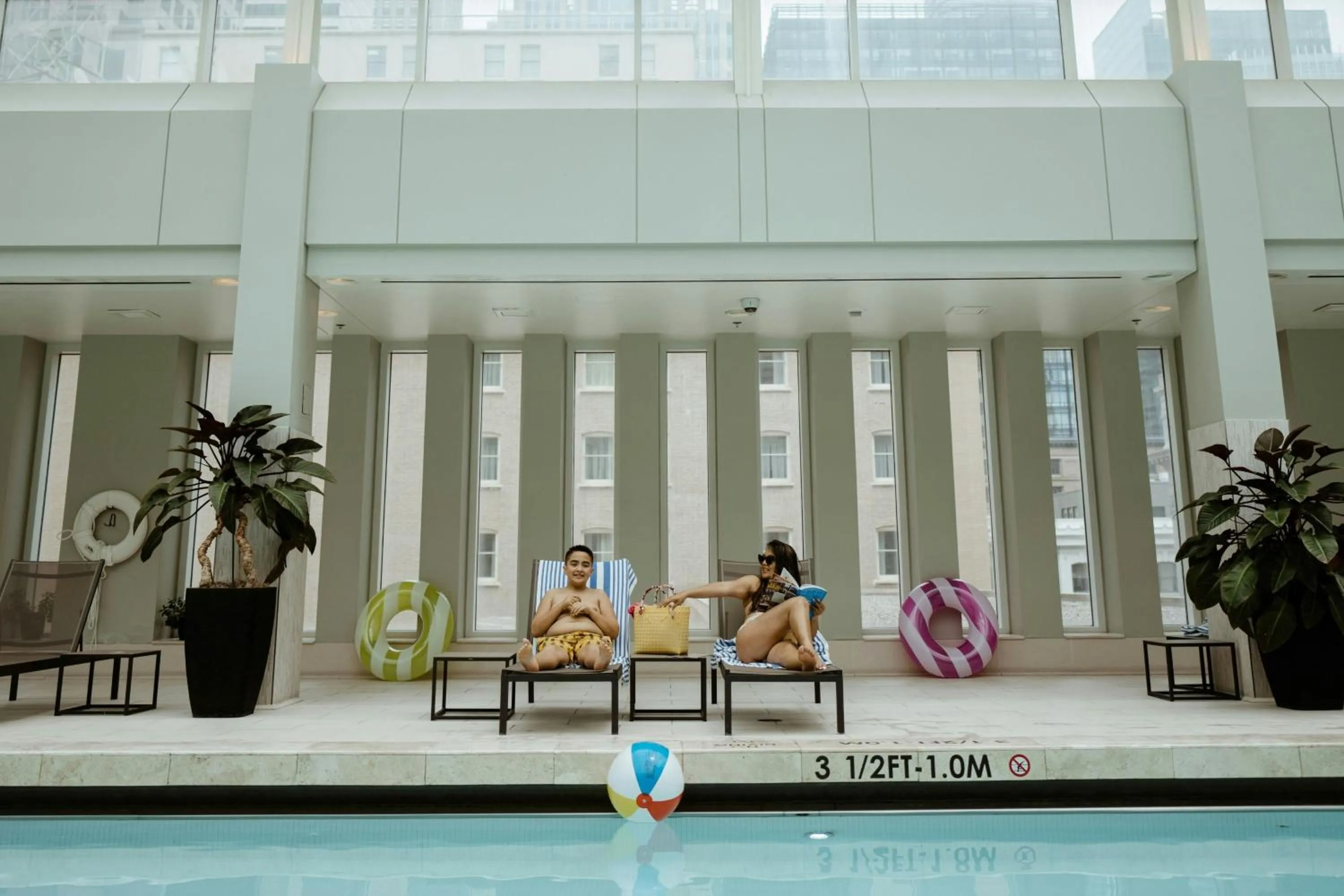 Swimming pool in Palace Hotel, a Luxury Collection Hotel, San Francisco