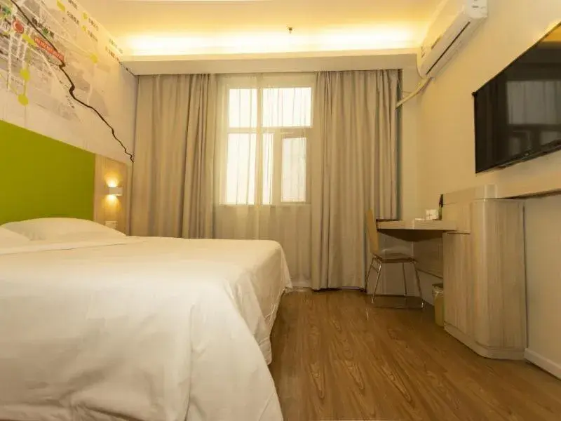 Bed in Vatica Bozhou City Railway Station Hotel Bed in Vatica Bozhou City Railway Station Hotel