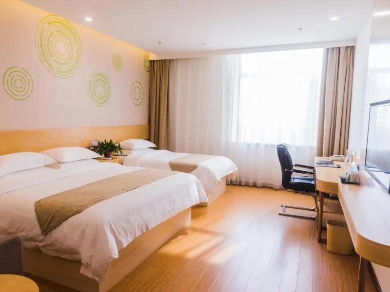 Bed in GreenTree Inn Hengshui Olympic Sports Center South Ring Road Business Hotel