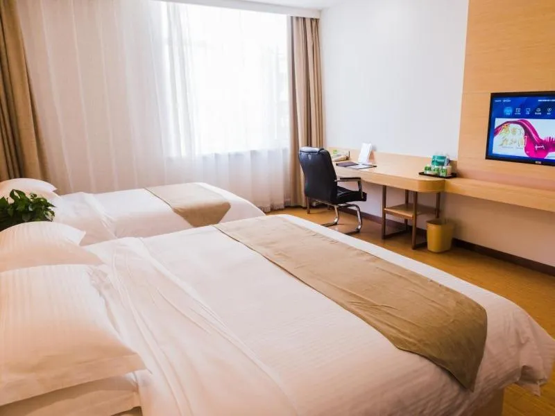 Bed in GreenTree Inn Hengshui Olympic Sports Center South Ring Road Business Hotel