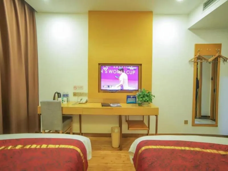 Bed in GreenTree Inn Beijing Huairou District Beifang Town Xingfu Avenue Business Hotel