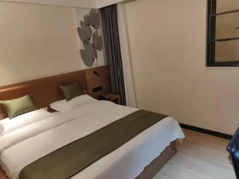 Bed in GreenTree Inn Kunming Nanping Pedestrian Street Hotel Bed in GreenTree Inn Kunming Nanping Pedestrian Street Hotel