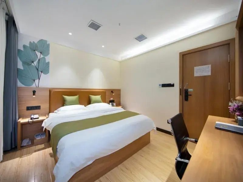 Bed in GreenTree Inn Kunming Nanping Pedestrian Street Hotel Bed in GreenTree Inn Kunming Nanping Pedestrian Street Hotel