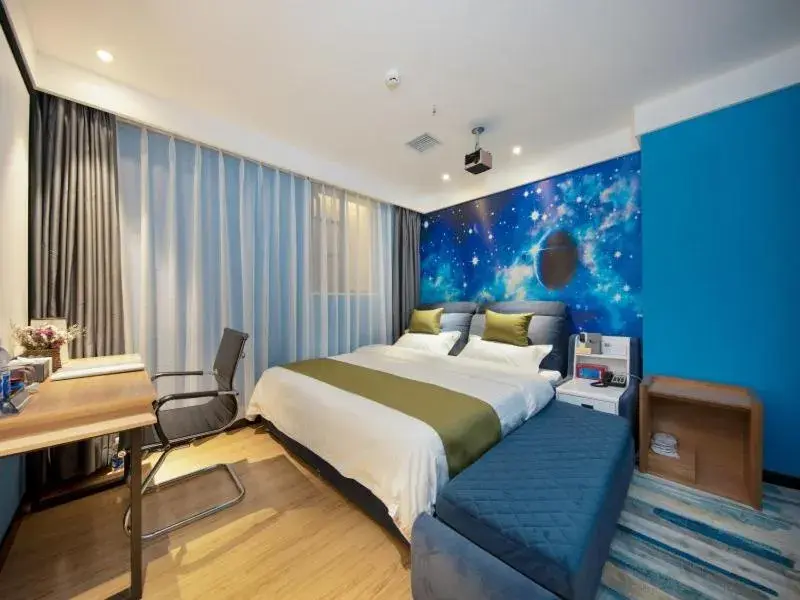 Bed in GreenTree Inn Kunming Nanping Pedestrian Street Hotel Bed in GreenTree Inn Kunming Nanping Pedestrian Street Hotel