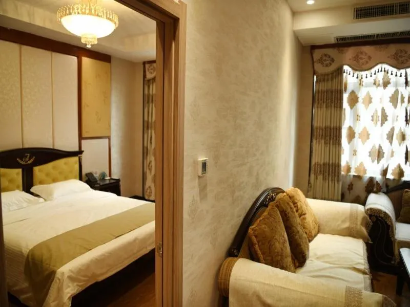 Bed in GreenTree Inn Puyang Hualong District Zhongyuan Road Hotel