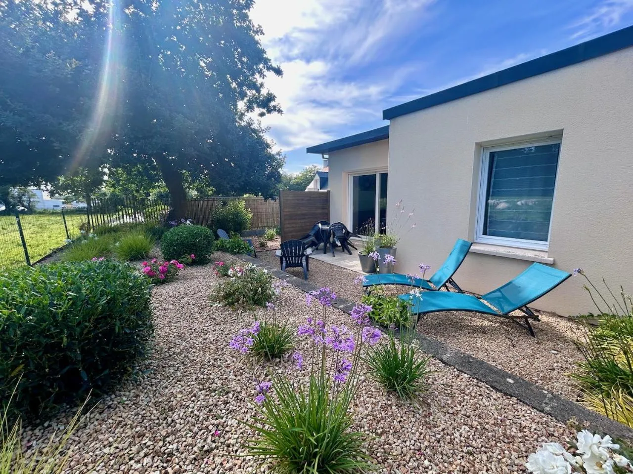 Patio in BRIT HOTEL Lannion-Perros Guirec