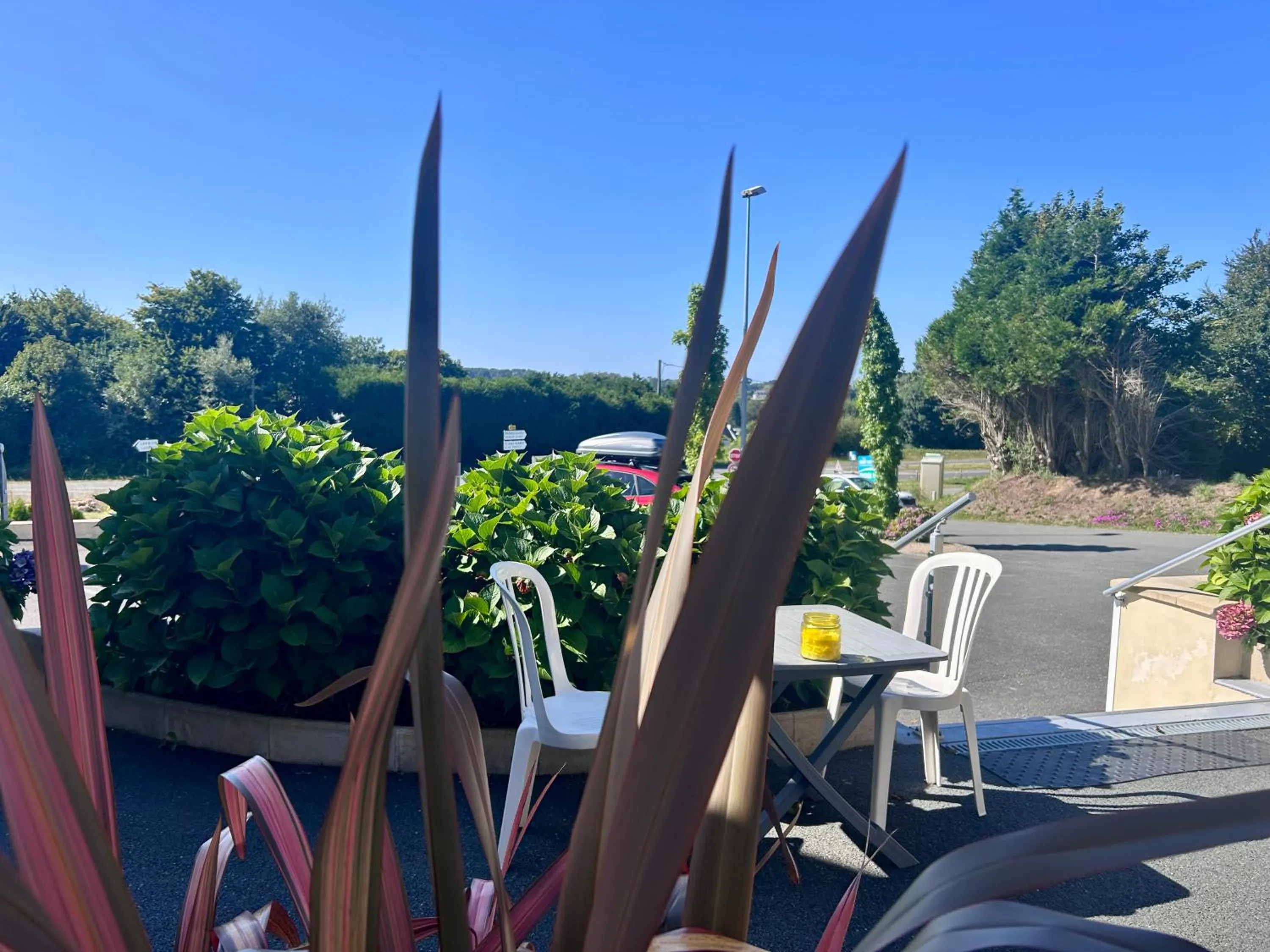 Patio in BRIT HOTEL Lannion-Perros Guirec