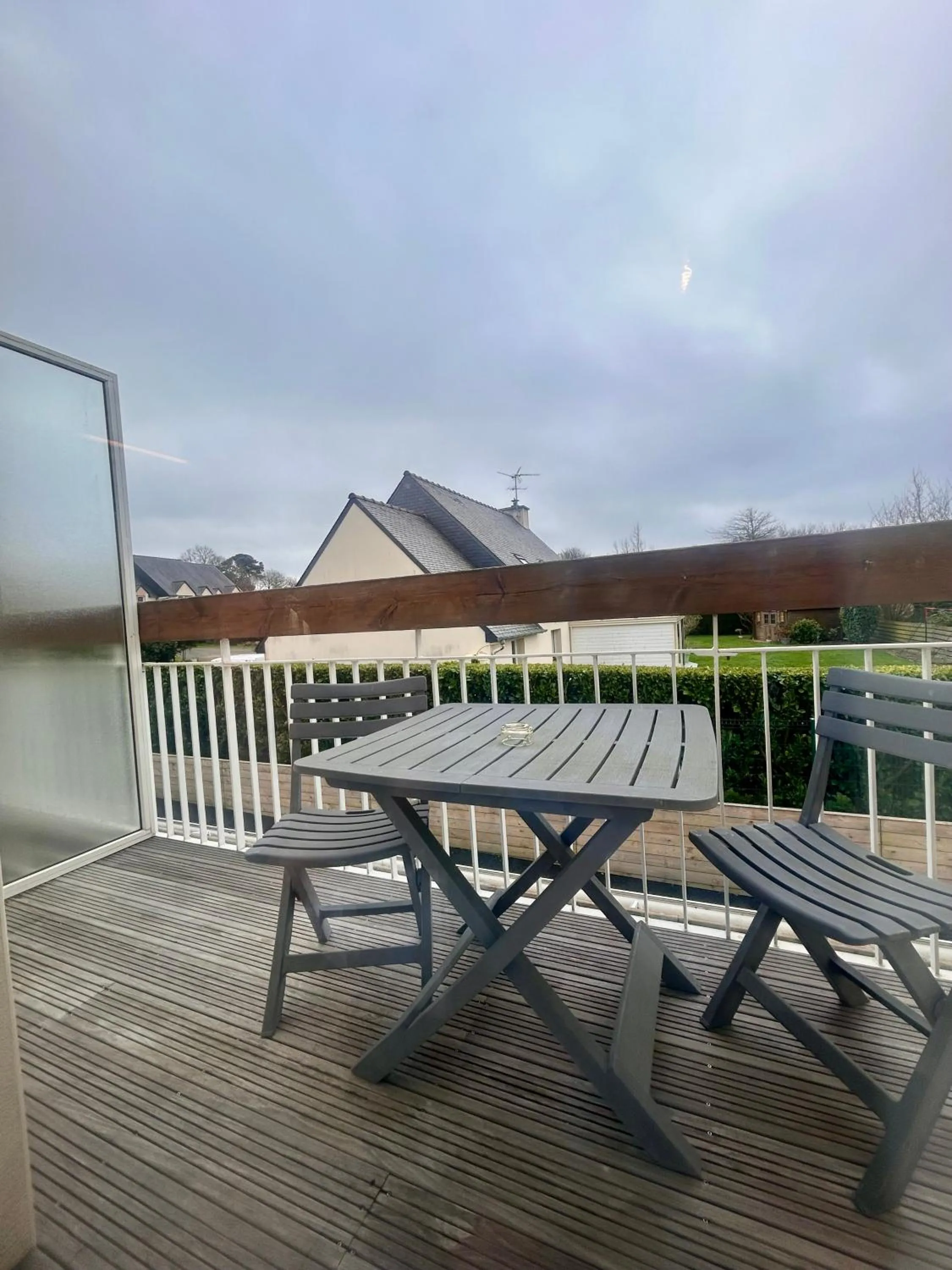 Balcony/Terrace in BRIT HOTEL Lannion Perros-Guirec