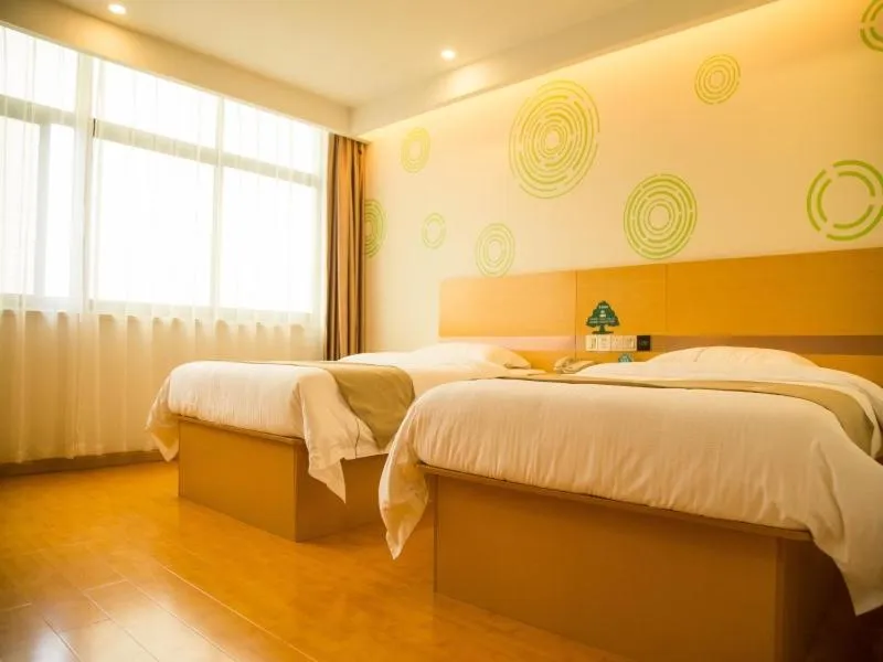 Bed in GreenTree Inn Zaozhuang Taierzhuang Ancient City Tourist Service Center Business Hotel