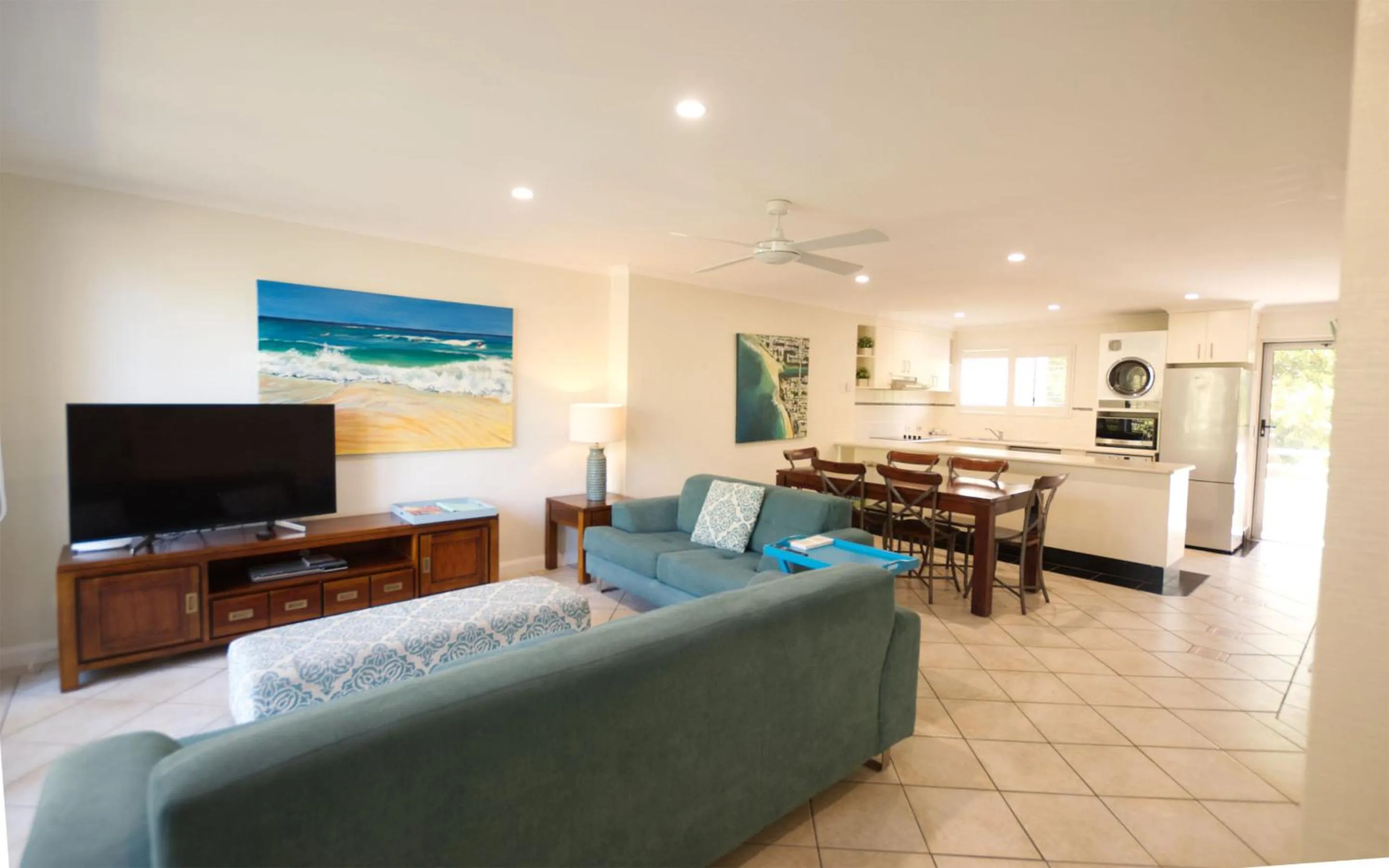 Living room in Raintrees Moffat Beach